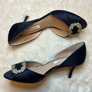 Nina Satin Special Occasion Pump